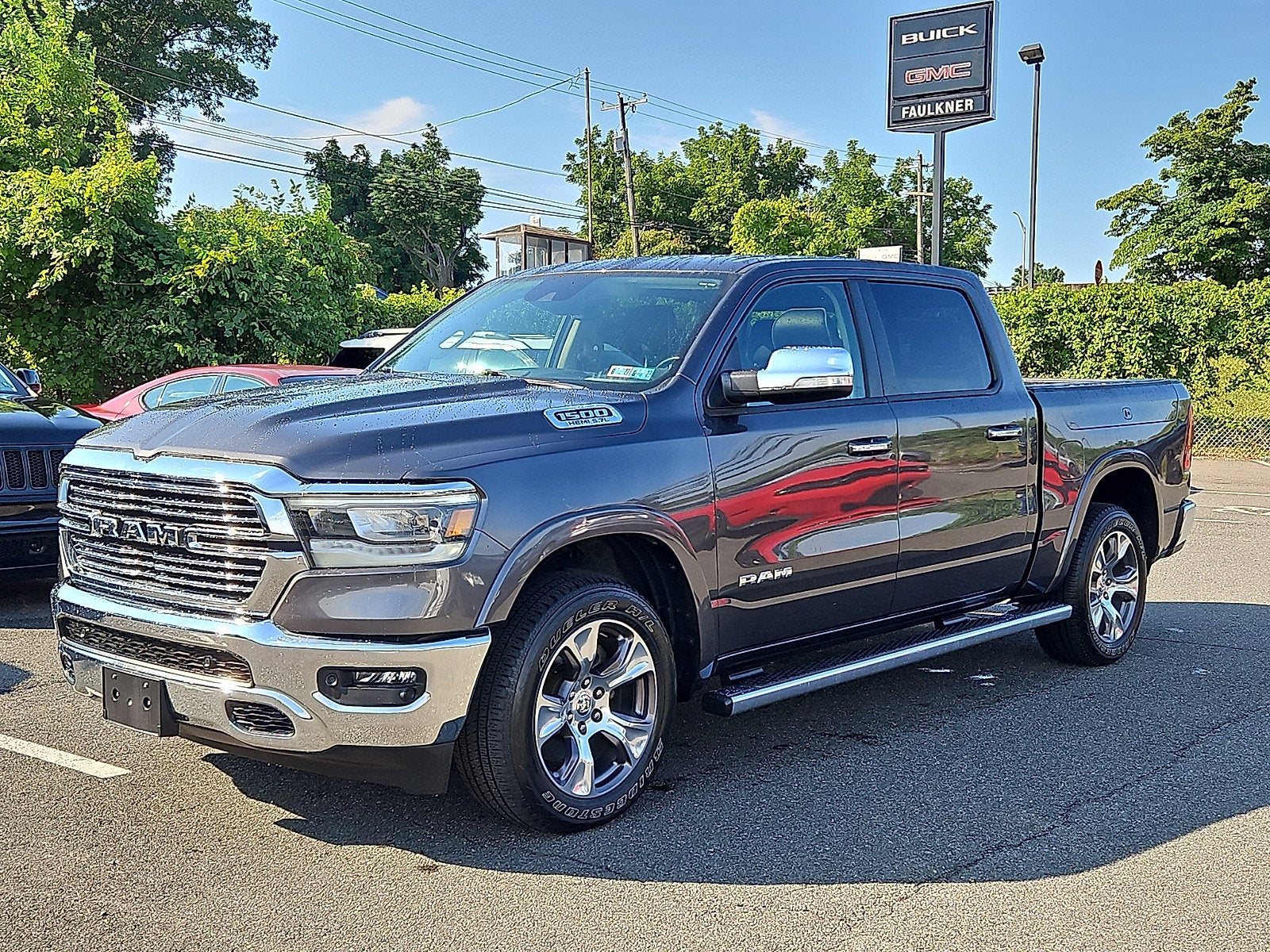 2022 RAM 1500 — rear three-quarter view