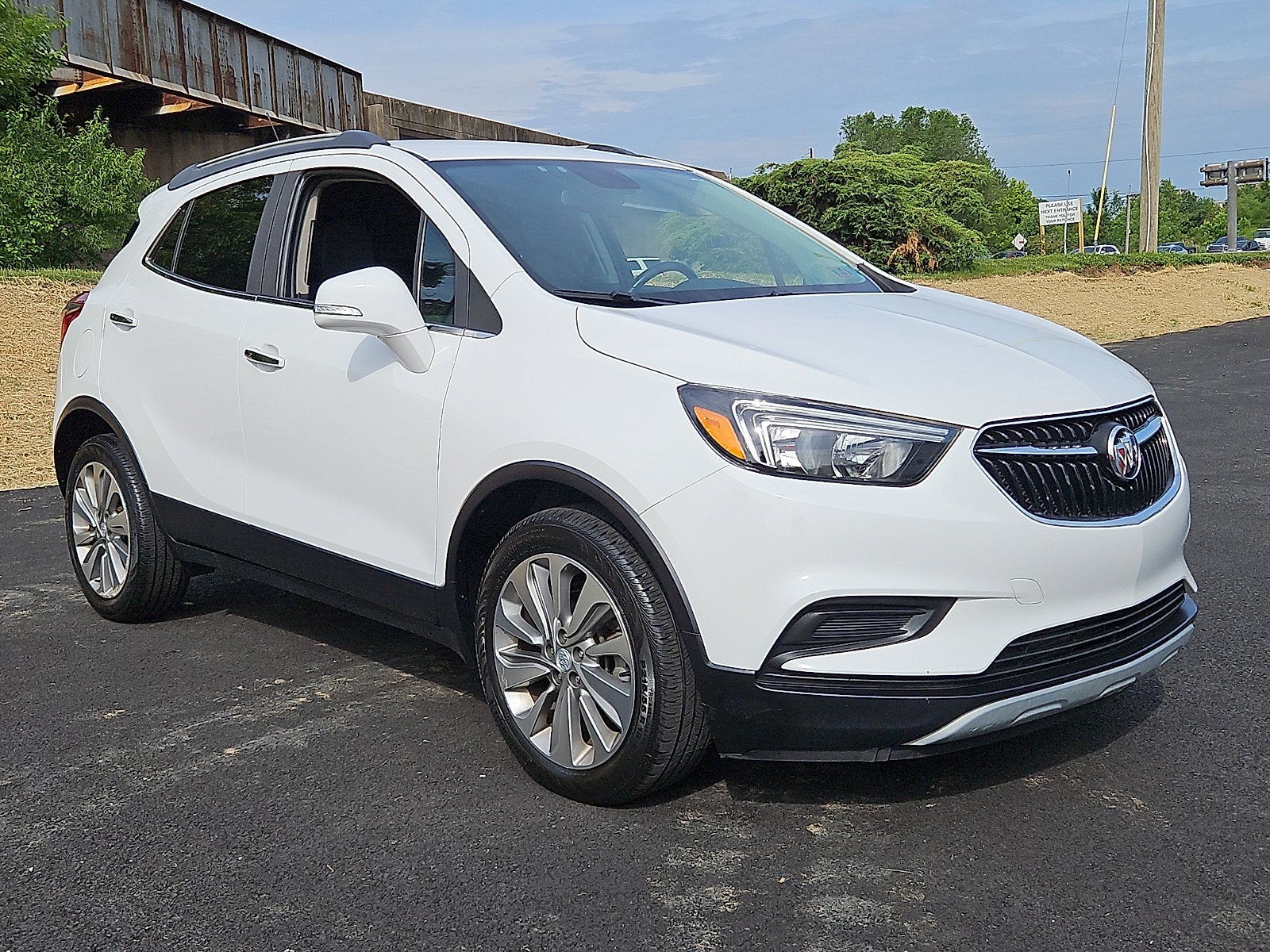 2019 Buick Encore Preferred in (Includes (Cm5) Black Carbon Metallic Lower Exterior Accent Color Paint Code W700s — front three-quarter view