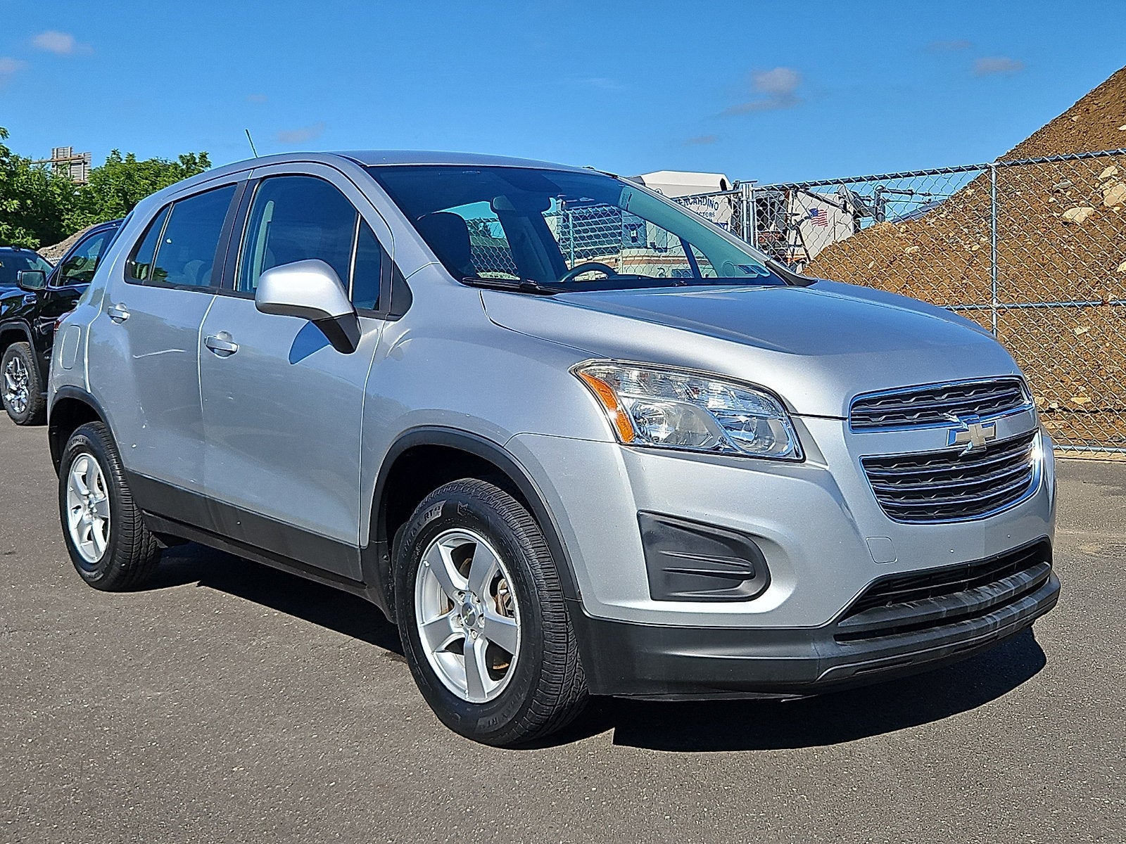 2016 Chevrolet Trax LS in Silver Ice Metallic — front three-quarter view