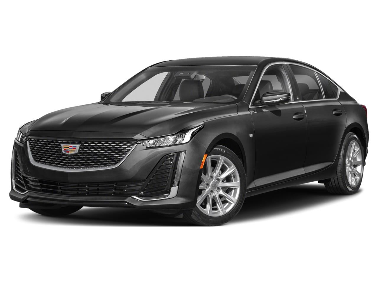 2023 Cadillac CT5 4dr Sdn Premium Luxury in Black Raven — front three-quarter view