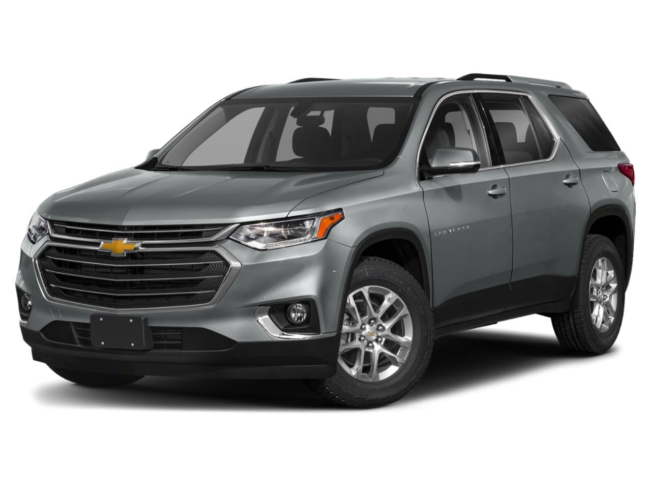 2018 Chevrolet Traverse AWD 1LT in Satin Steel Metallic — front three-quarter view