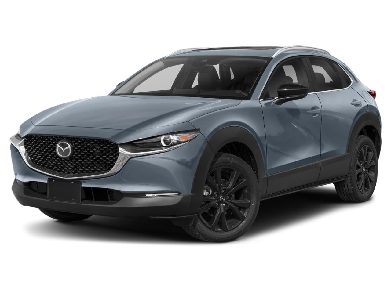 2023 Mazda Mazda CX-30 2.5 S Carbon Edition AWD in Polymetal Gray Metallic — front three-quarter view