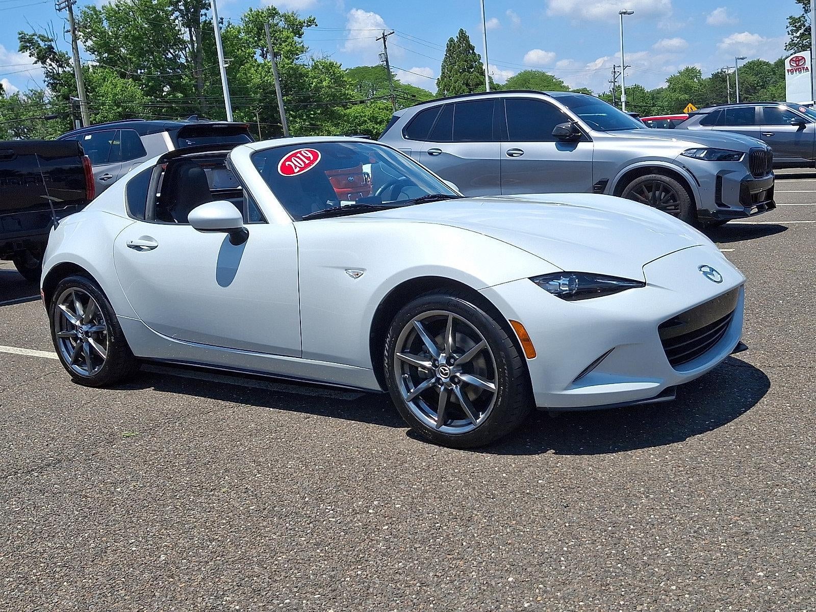 2019 Mazda Mazda MX-5 Miata RF Grand Touring Manual in Ceramic Metallic — front three-quarter view