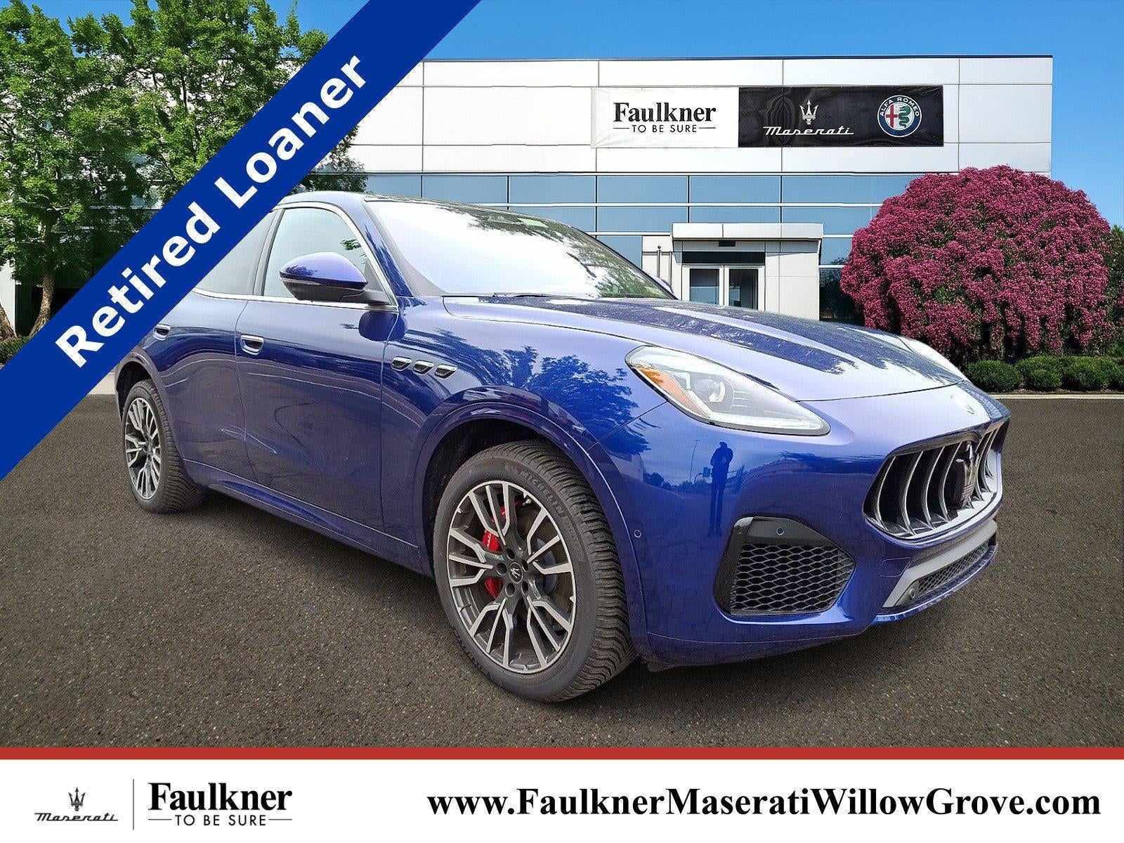 2025 Maserati Grecale AWD in Blu Intenso Metallic — front three-quarter view