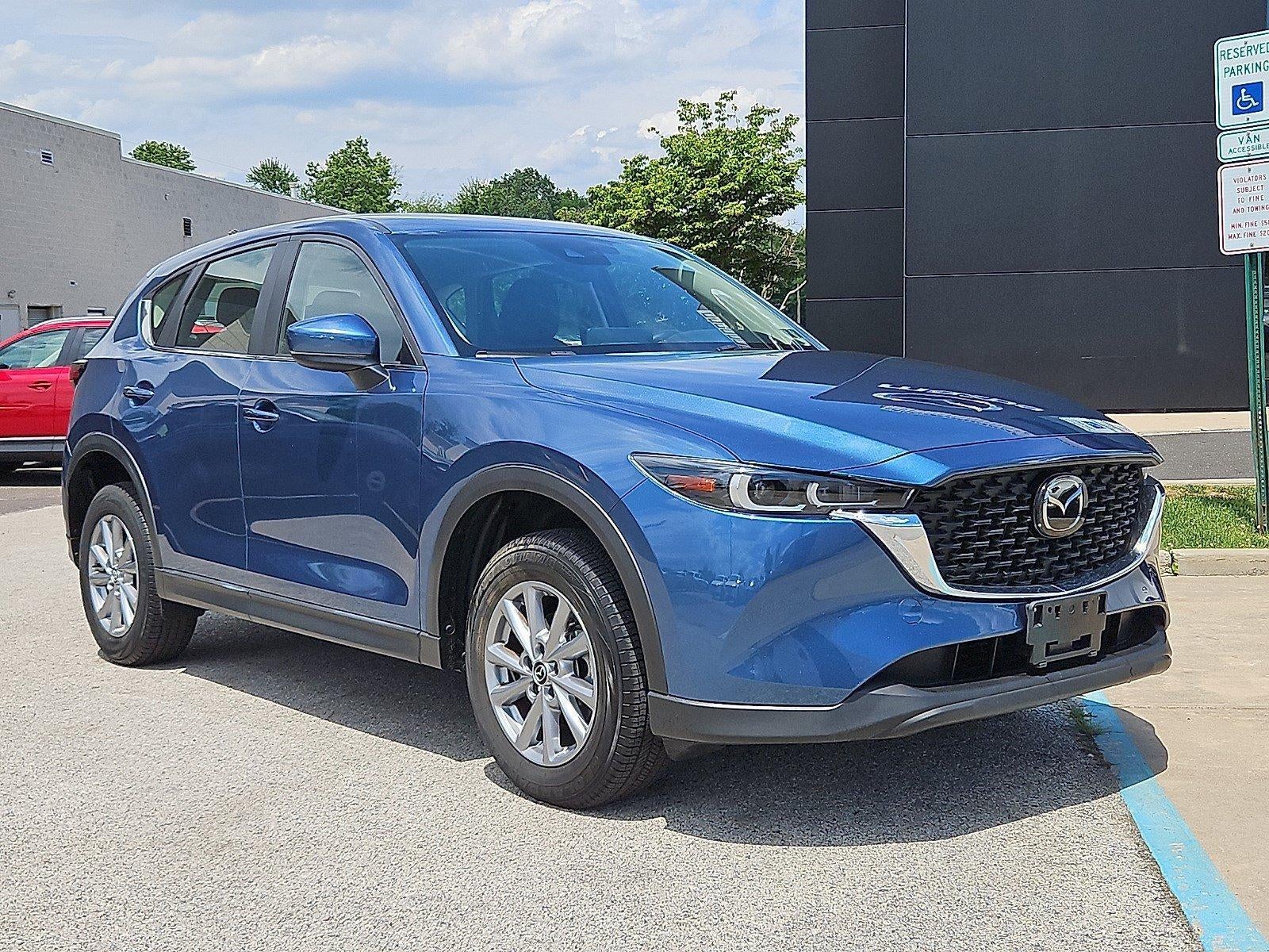 2023 Mazda Mazda CX-5 2.5 S AWD in Eternal Blue Mica — front three-quarter view