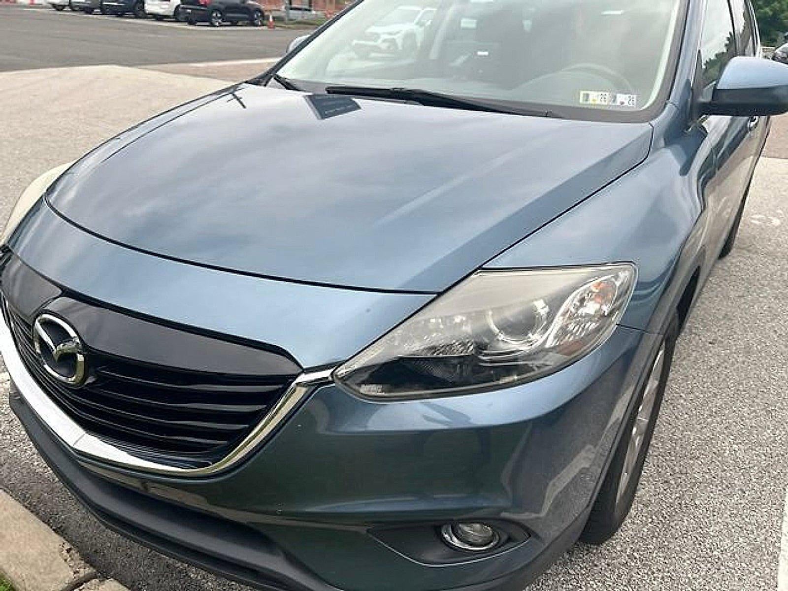 2015 Mazda Mazda CX-9 AWD 4dr Touring in Blue Reflex Mica — front three-quarter view