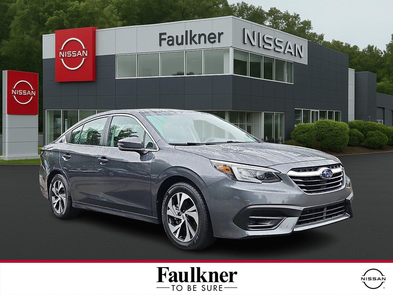 2022 Subaru Legacy Premium CVT in Magnetite Gray Metallic — front three-quarter view