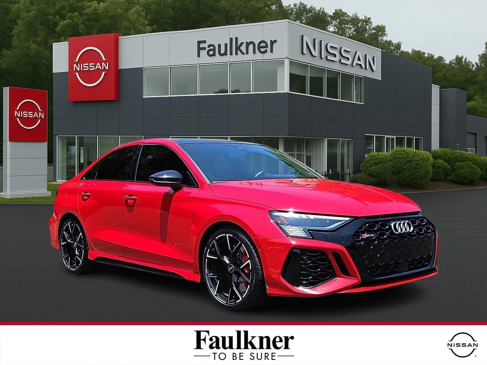 2022 Audi RS 3 2.5 TFSI in Tango Red Metallic — front three-quarter view