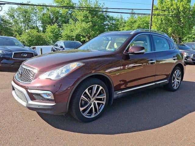 2017 INFINITI QX50 — rear three-quarter view